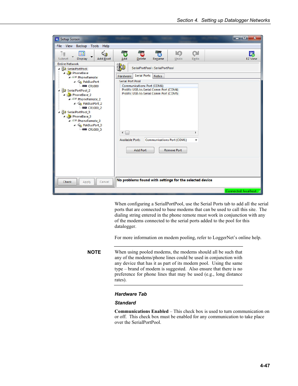 Campbell Scientific LoggerNet Datalogger Support Software User Manual | Page 103 / 580
