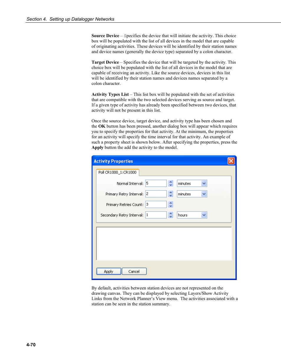 Campbell Scientific LoggerNet Datalogger Support Software User Manual | Page 126 / 580