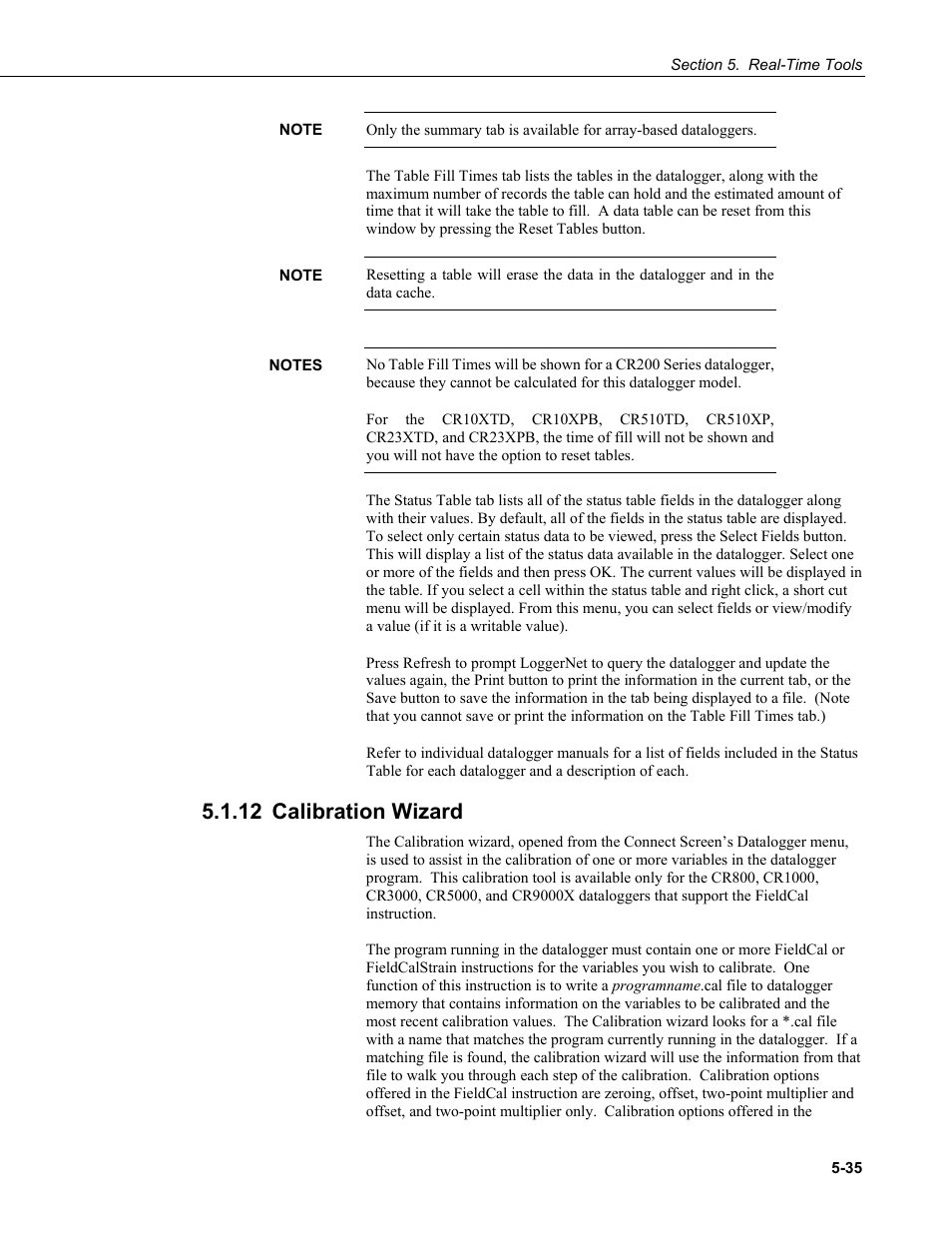 12 calibration wizard, Calibration wizard -35 | Campbell Scientific LoggerNet Datalogger Support Software User Manual | Page 171 / 580