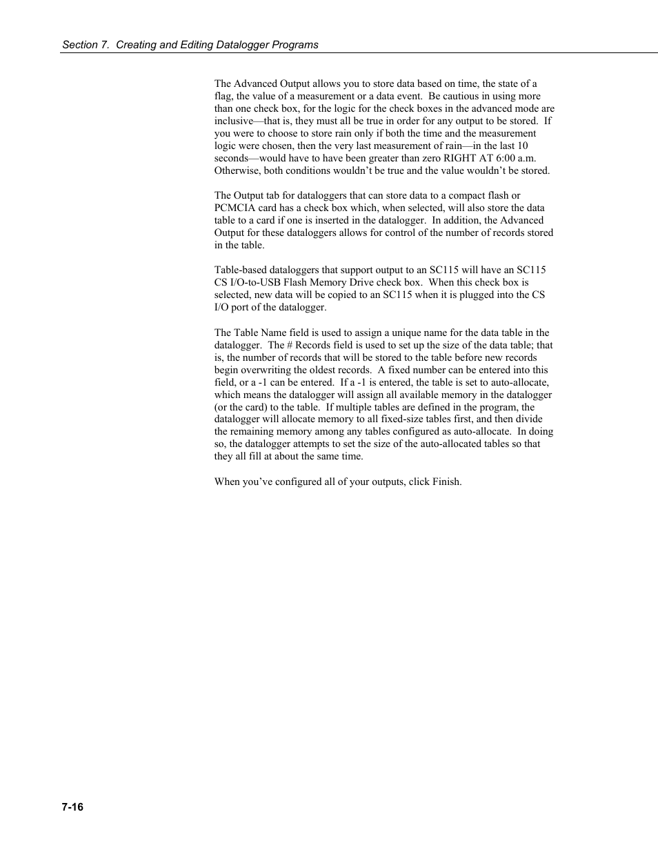 Campbell Scientific LoggerNet Datalogger Support Software User Manual | Page 234 / 580