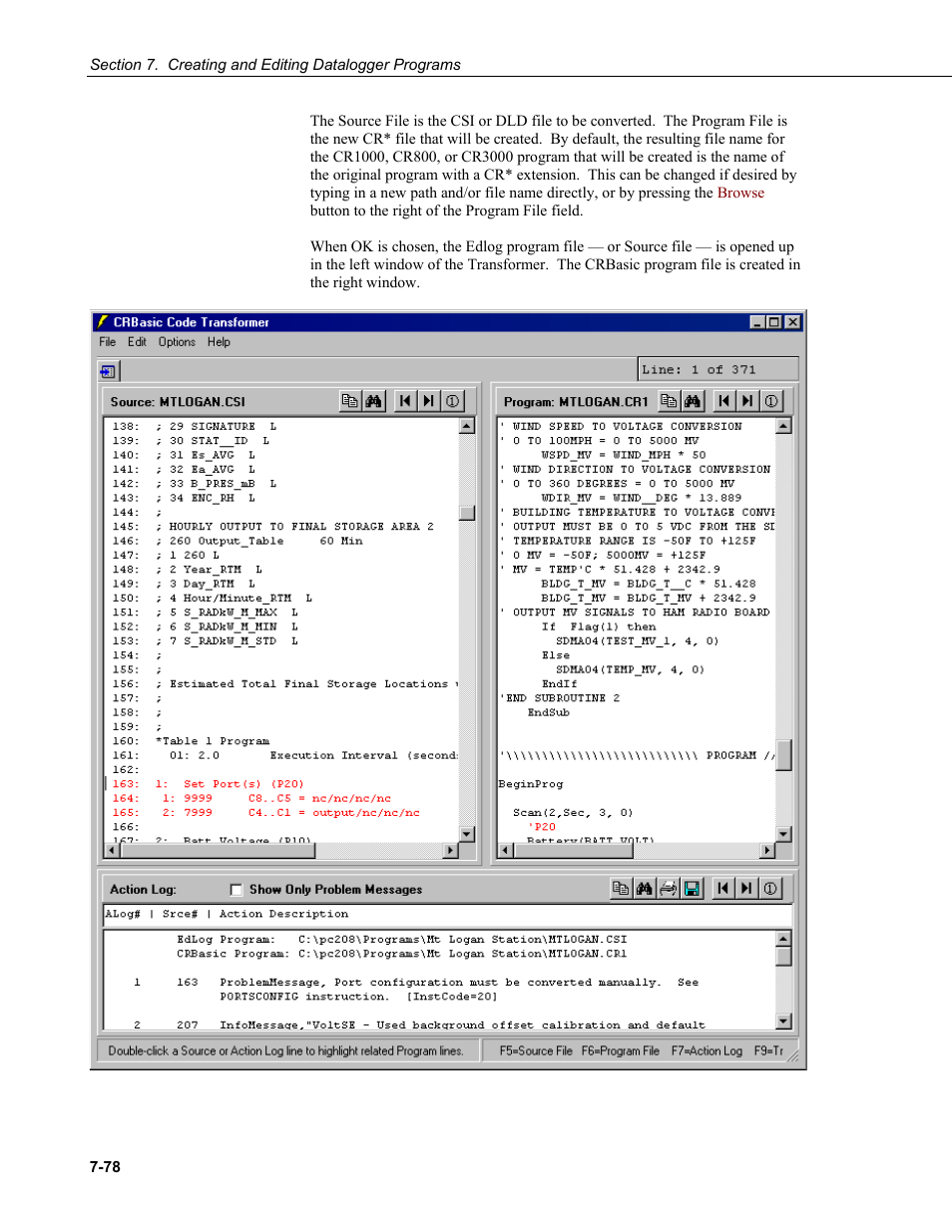 Campbell Scientific LoggerNet Datalogger Support Software User Manual | Page 296 / 580