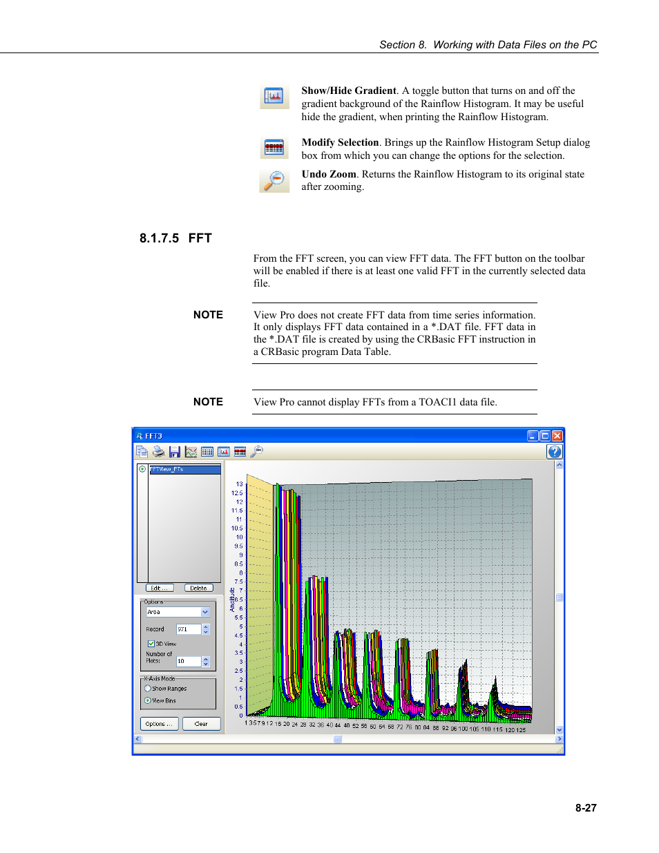 5 fft, Fft -27 | Campbell Scientific LoggerNet Datalogger Support Software User Manual | Page 325 / 580