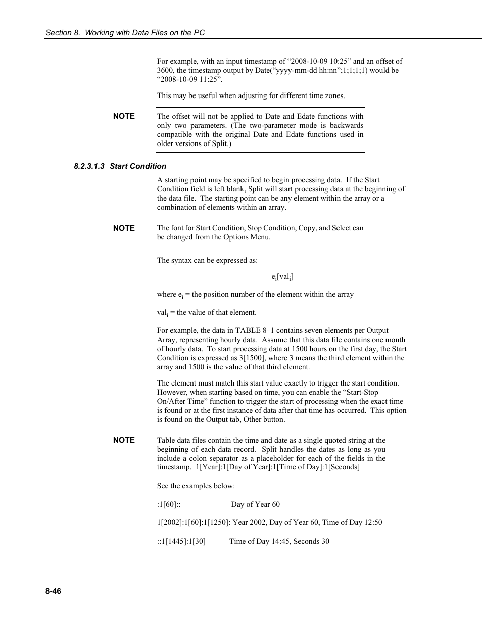 3 start condition, Start condition -46 | Campbell Scientific LoggerNet Datalogger Support Software User Manual | Page 344 / 580