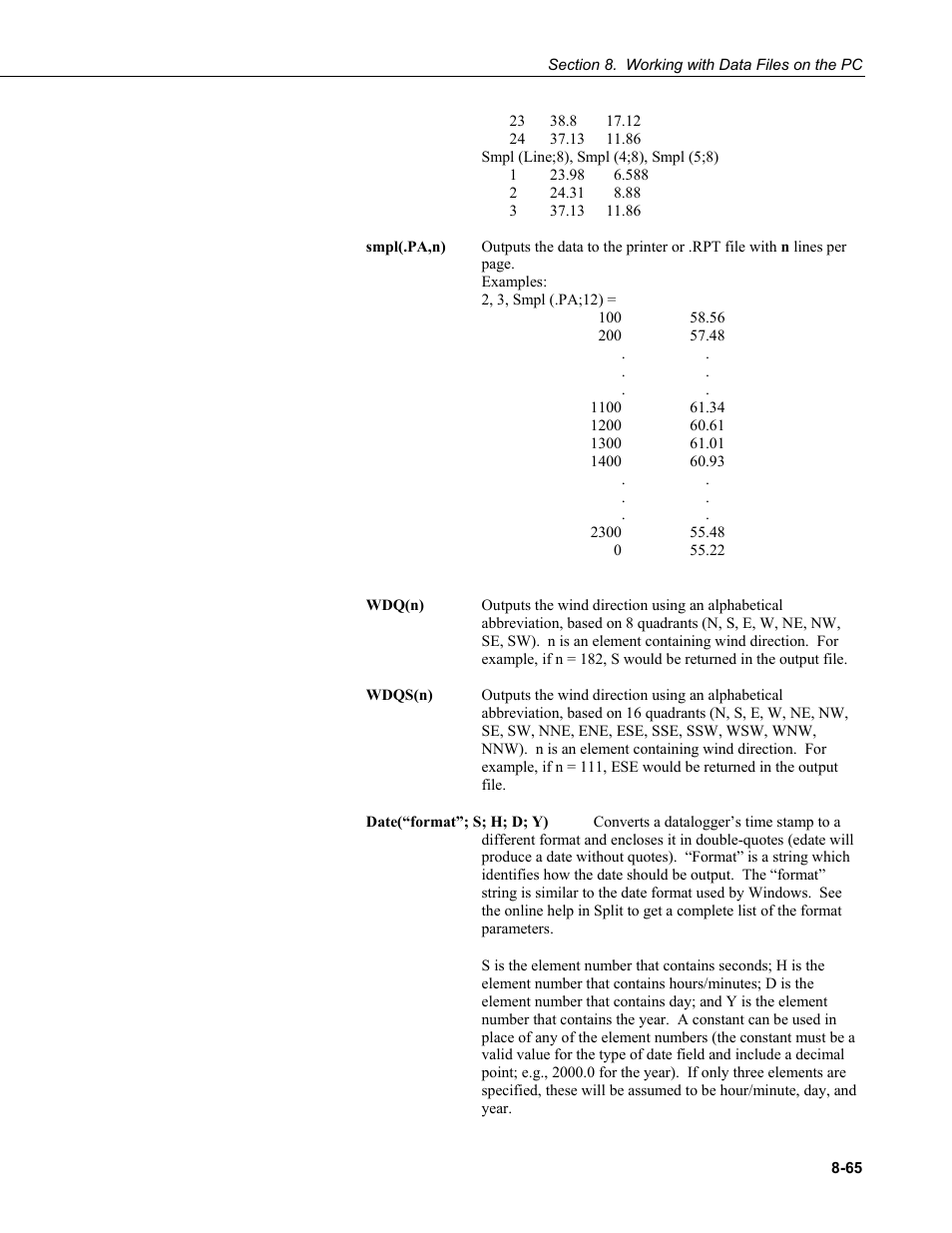 Campbell Scientific LoggerNet Datalogger Support Software User Manual | Page 363 / 580
