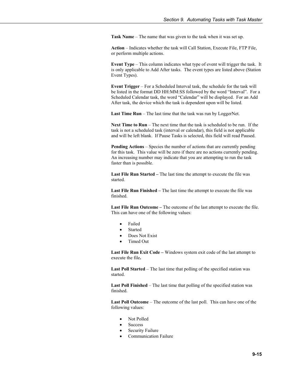 Campbell Scientific LoggerNet Datalogger Support Software User Manual | Page 405 / 580