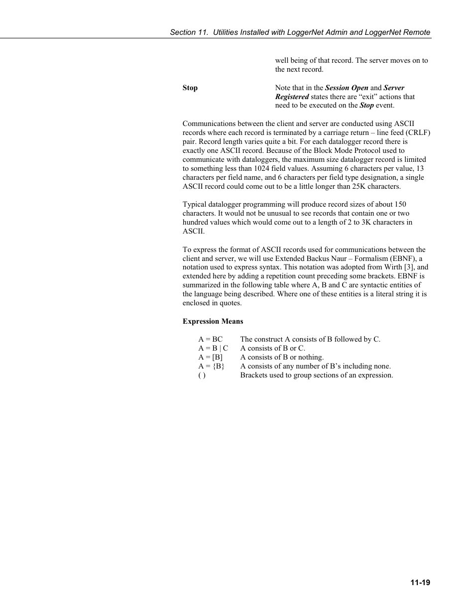 Campbell Scientific LoggerNet Datalogger Support Software User Manual | Page 447 / 580