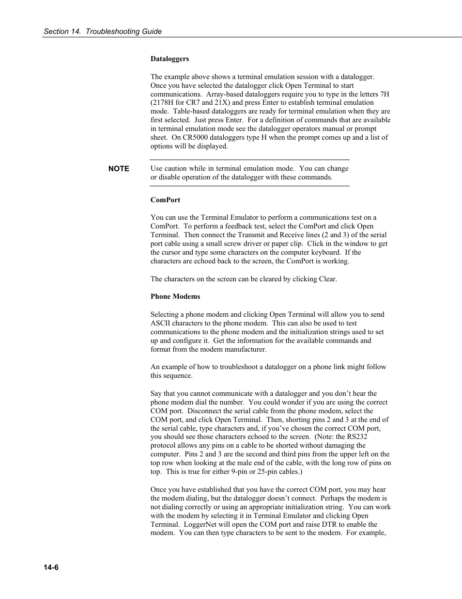 Campbell Scientific LoggerNet Datalogger Support Software User Manual | Page 468 / 580