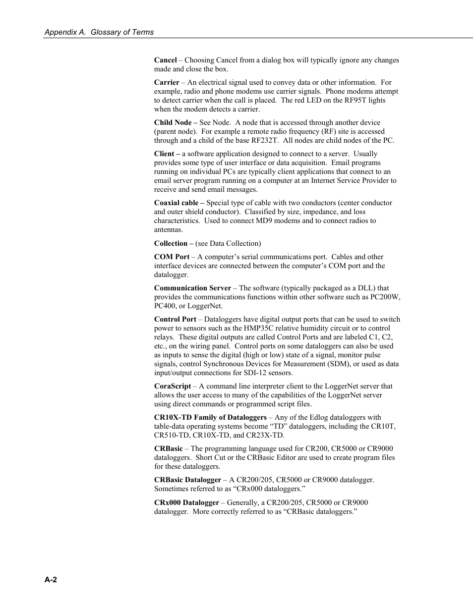 Campbell Scientific LoggerNet Datalogger Support Software User Manual | Page 484 / 580