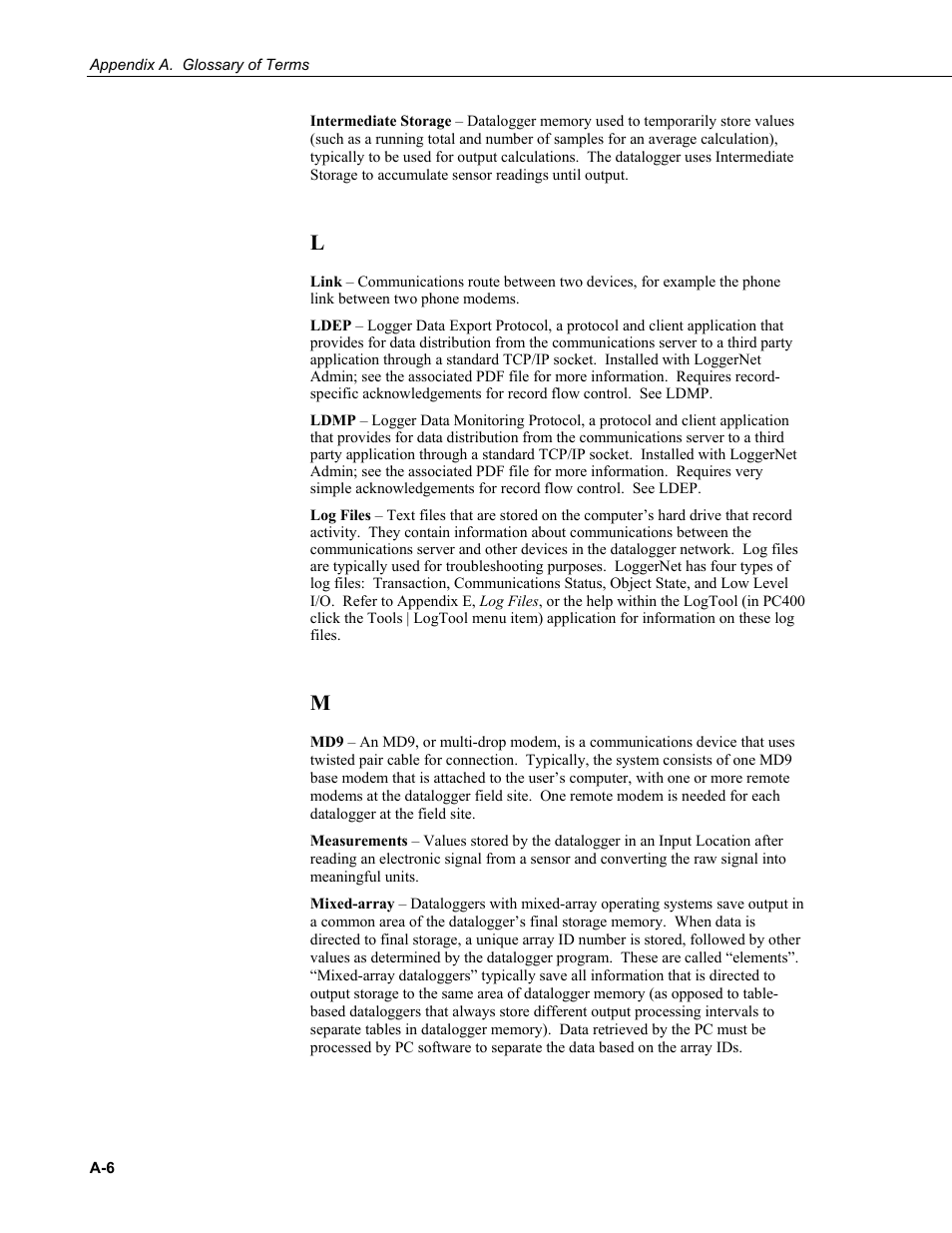 Campbell Scientific LoggerNet Datalogger Support Software User Manual | Page 488 / 580