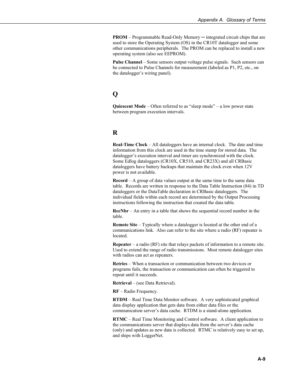 Campbell Scientific LoggerNet Datalogger Support Software User Manual | Page 491 / 580