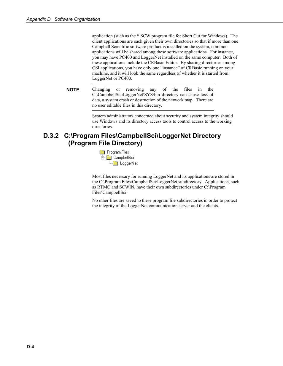 D.3.2, C:\program files\campbellsci\loggernet directory | Campbell Scientific LoggerNet Datalogger Support Software User Manual | Page 532 / 580