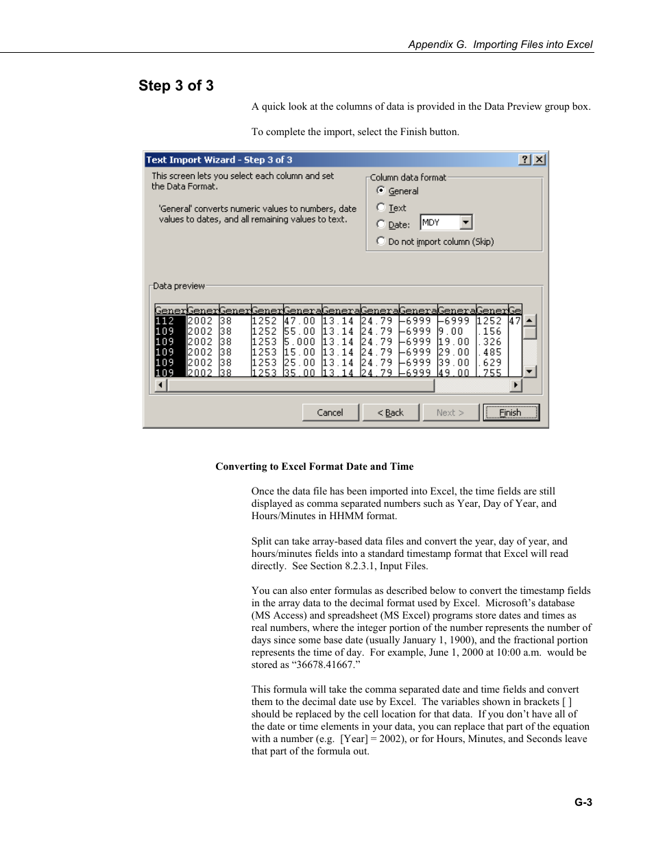 Step 3 of 3 | Campbell Scientific LoggerNet Datalogger Support Software User Manual | Page 573 / 580