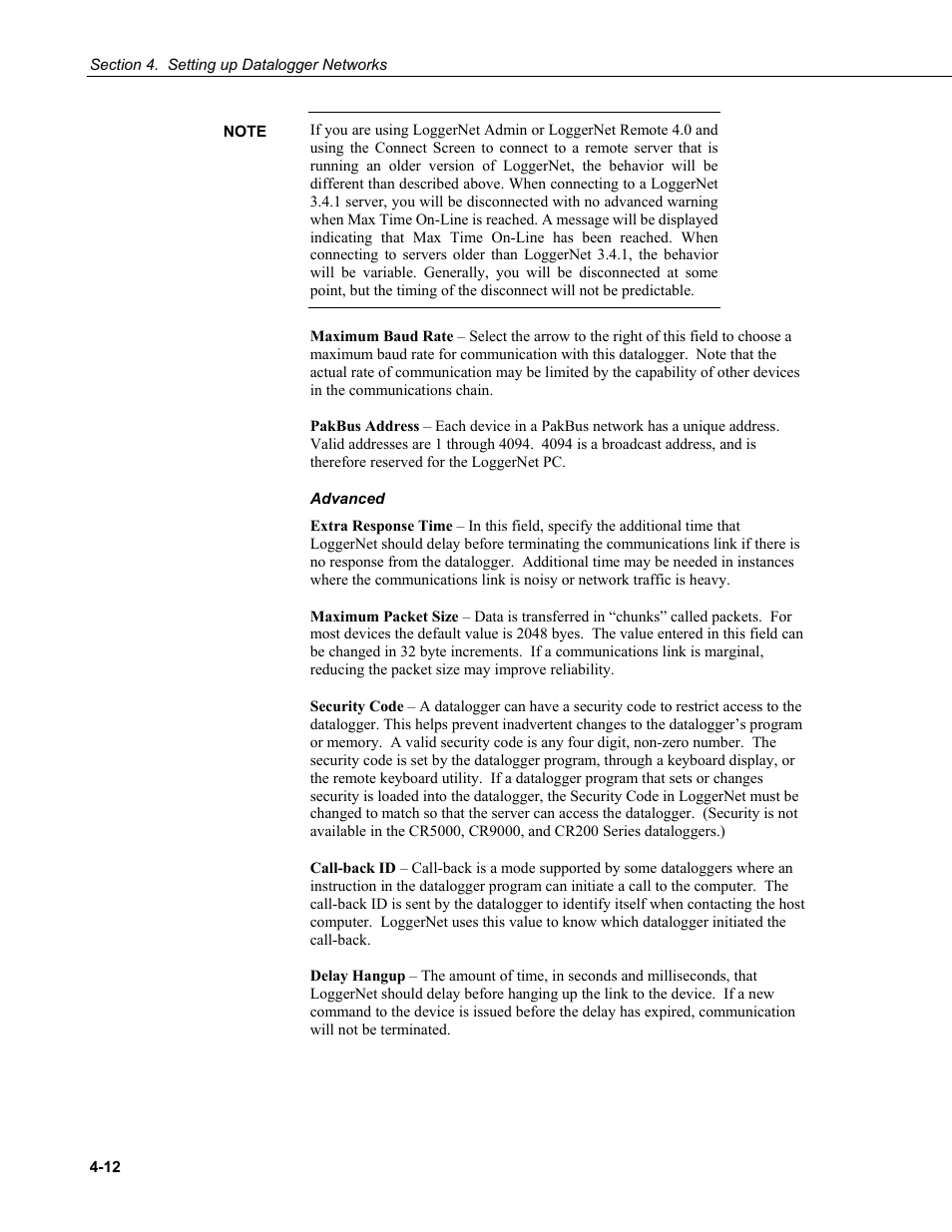 Campbell Scientific LoggerNet Datalogger Support Software User Manual | Page 68 / 580