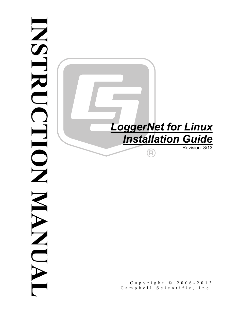 Campbell Scientific LoggerNet for Linux Installation Guide User Manual | 12 pages