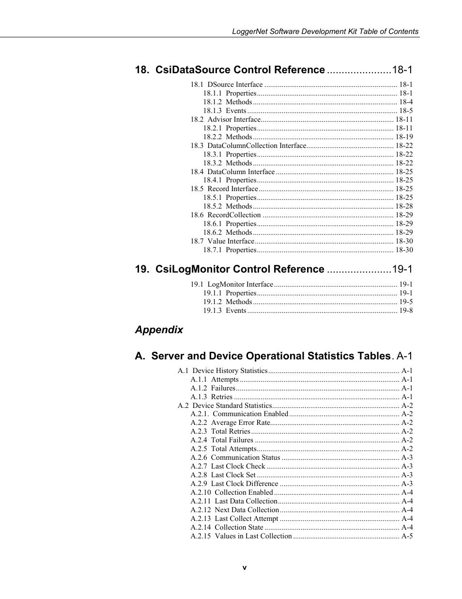 Csidatasource control reference -1, Csilogmonitor control reference -1 | Campbell Scientific LoggerNet-SDK Software Development Kit User Manual | Page 11 / 178