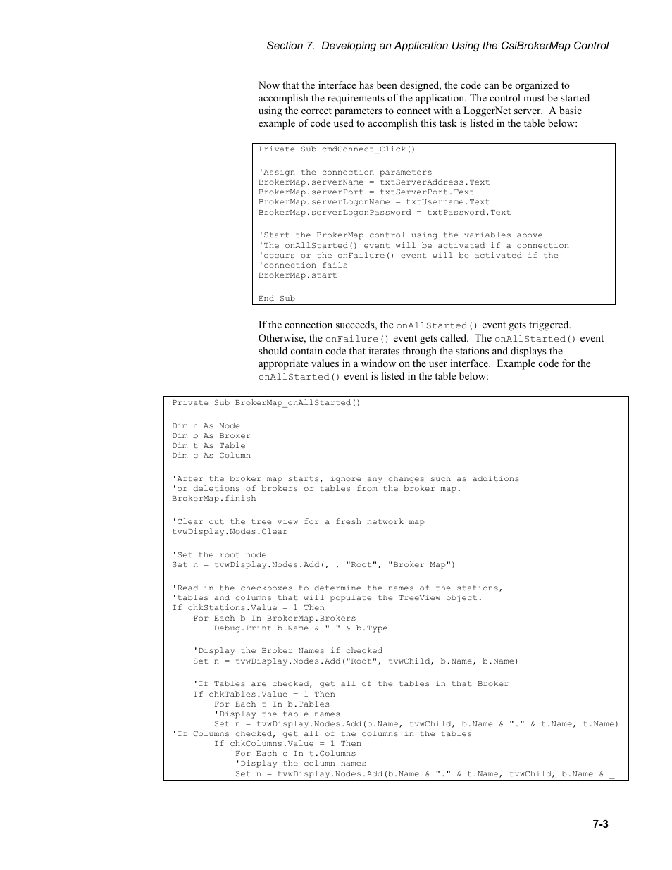 Campbell Scientific LoggerNet-SDK Software Development Kit User Manual | Page 39 / 178