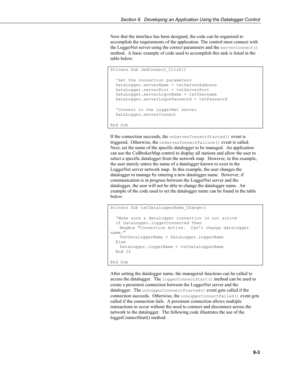 Campbell Scientific LoggerNet-SDK Software Development Kit User Manual | Page 45 / 178