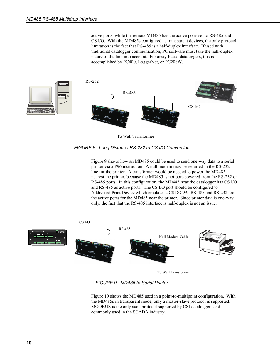 Campbell Scientific MD485 RS-485 Multidrop Interface User Manual | Page 16 / 68