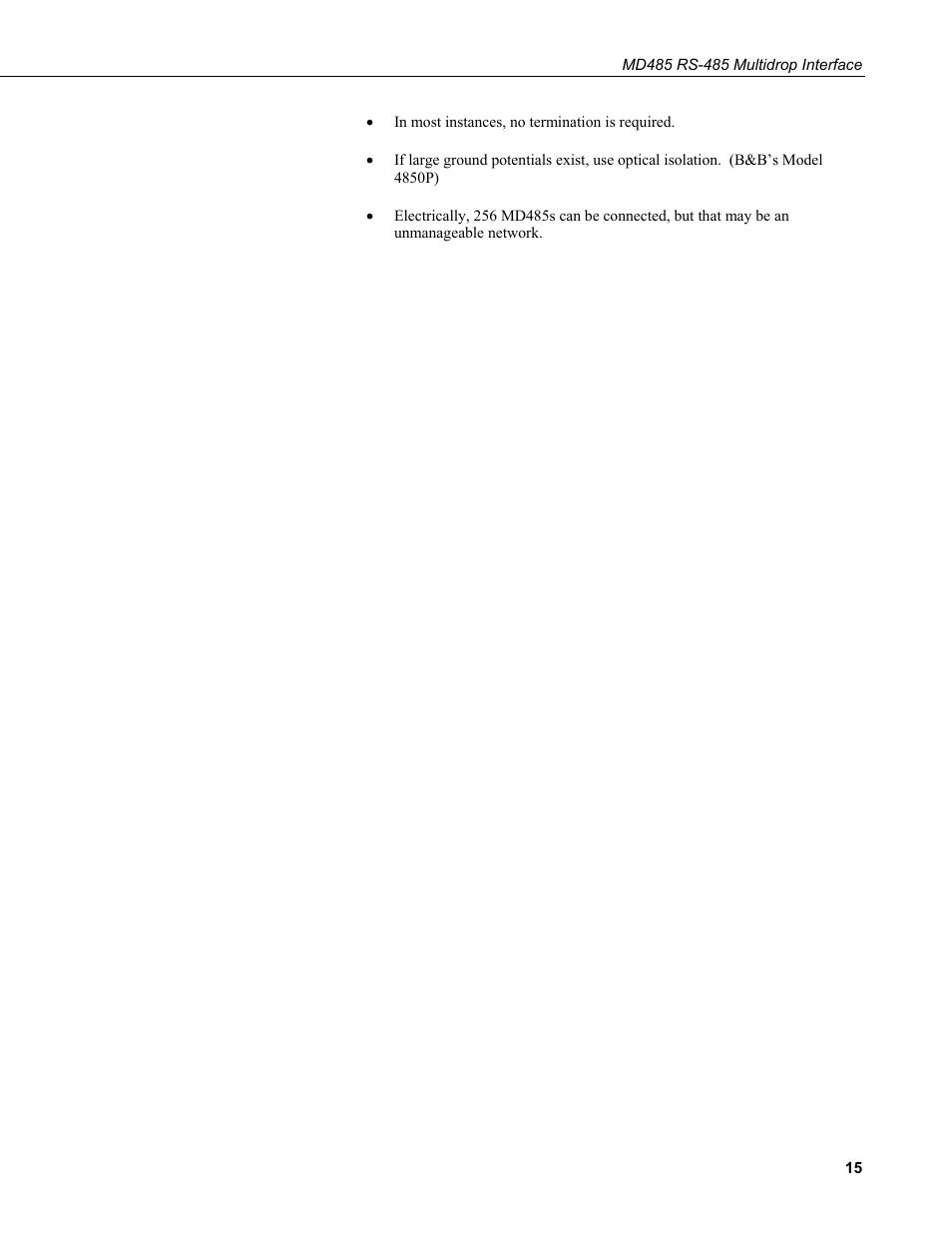 Campbell Scientific MD485 RS-485 Multidrop Interface User Manual | Page 21 / 68