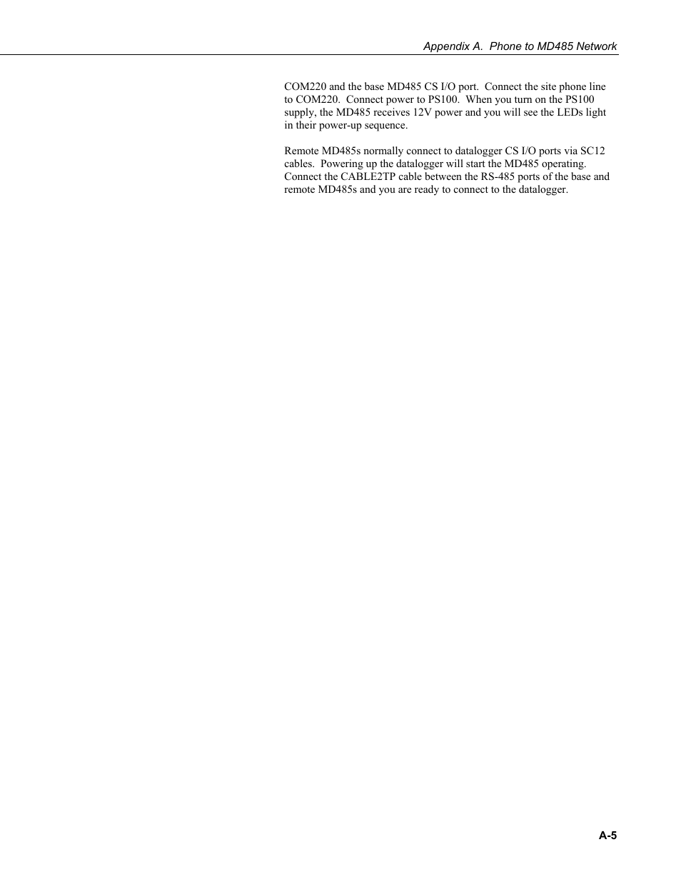 Campbell Scientific MD485 RS-485 Multidrop Interface User Manual | Page 27 / 68