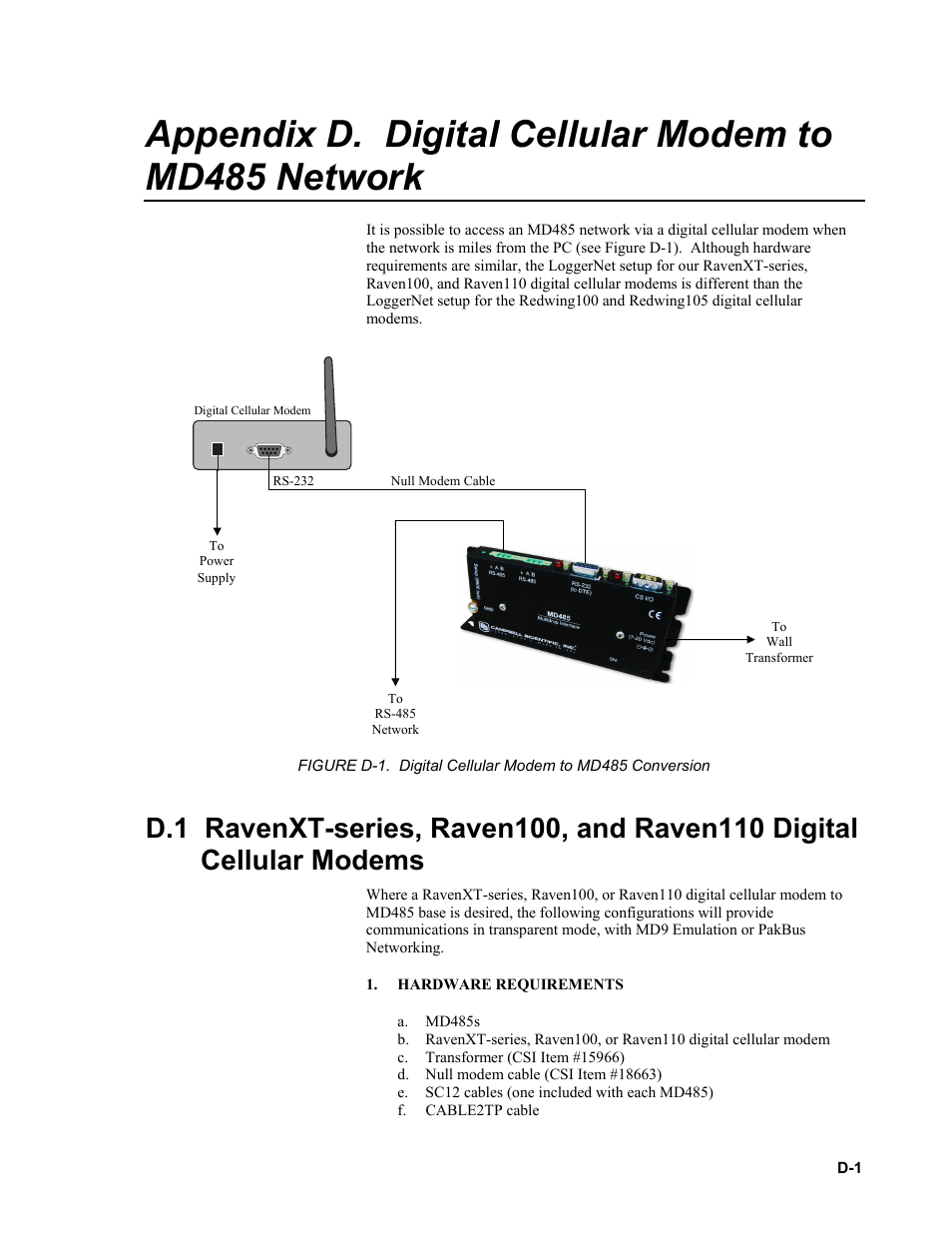 Campbell Scientific MD485 RS-485 Multidrop Interface User Manual | Page 45 / 68