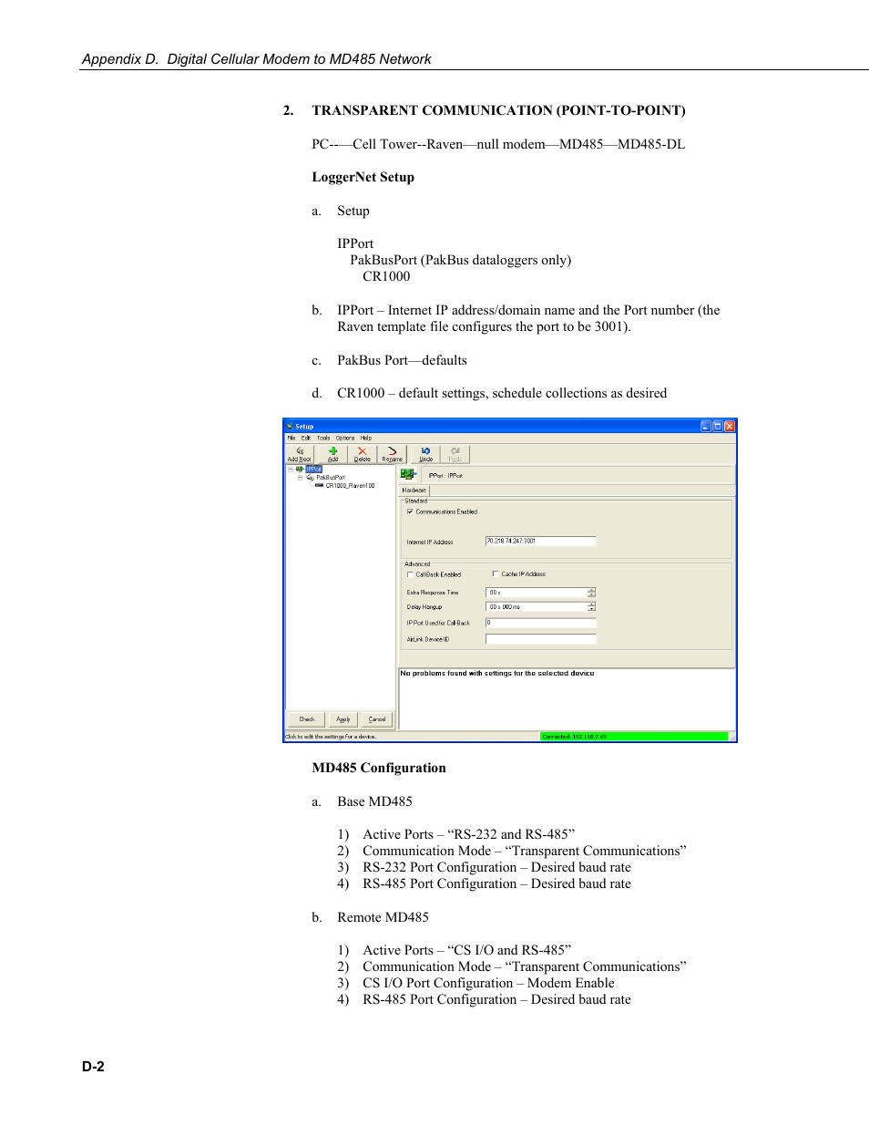 Campbell Scientific MD485 RS-485 Multidrop Interface User Manual | Page 46 / 68