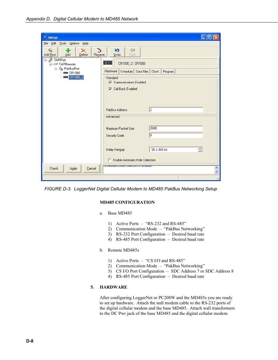 Campbell Scientific MD485 RS-485 Multidrop Interface User Manual | Page 52 / 68