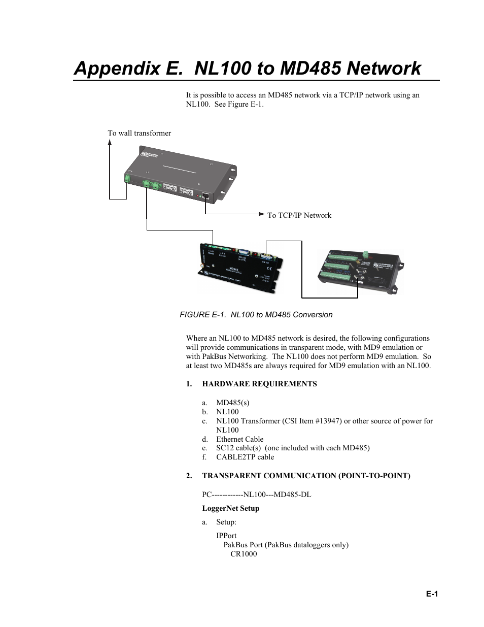 Appendix e. nl100 to md485 network | Campbell Scientific MD485 RS-485 Multidrop Interface User Manual | Page 55 / 68