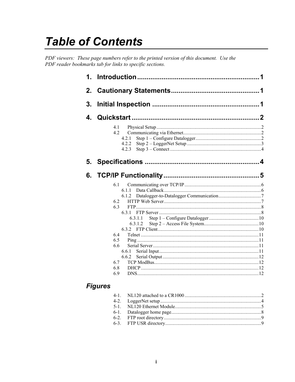 Campbell Scientific NL120 Ethernet Module User Manual | Page 5 / 20