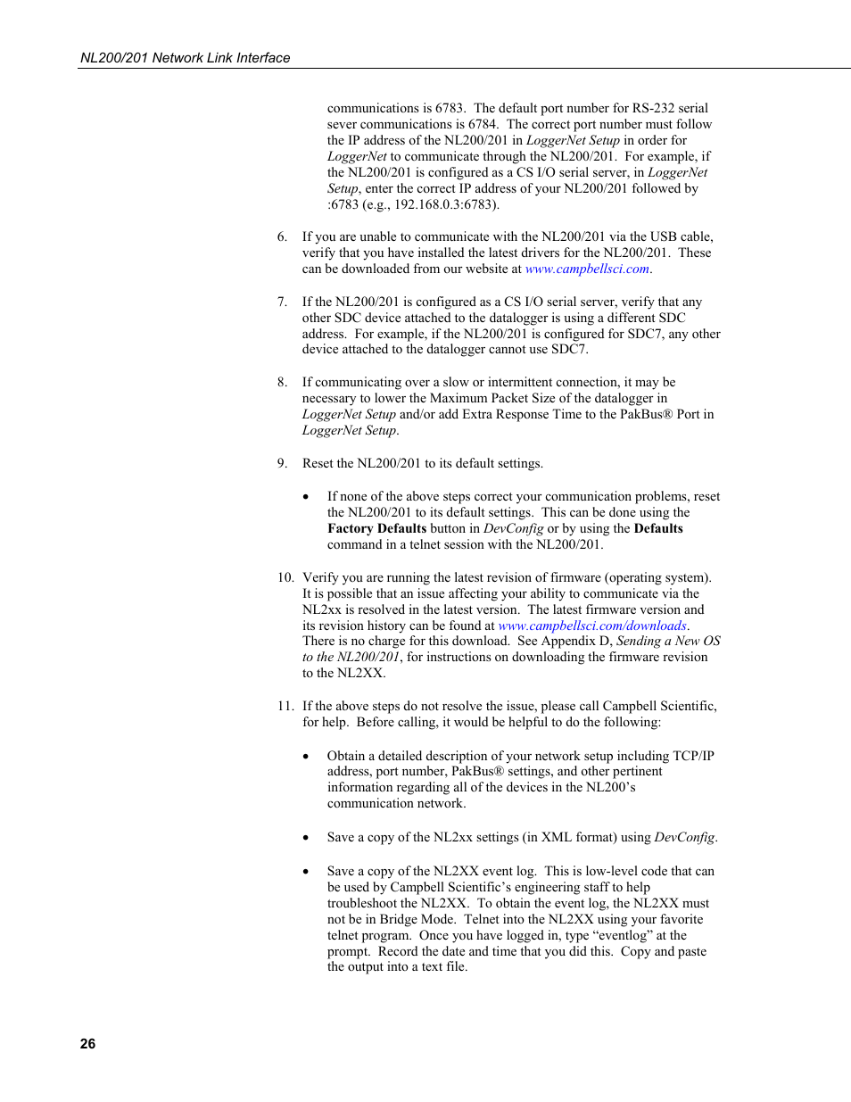 Campbell Scientific NL200/NL201 Network Link Interface User Manual | Page 36 / 60