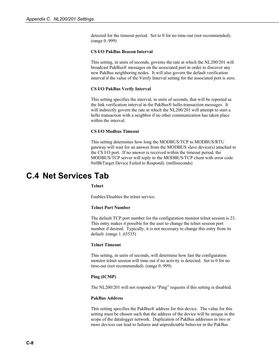 C.4 net services tab | Campbell Scientific NL200/NL201 Network Link Interface User Manual | Page 52 / 60