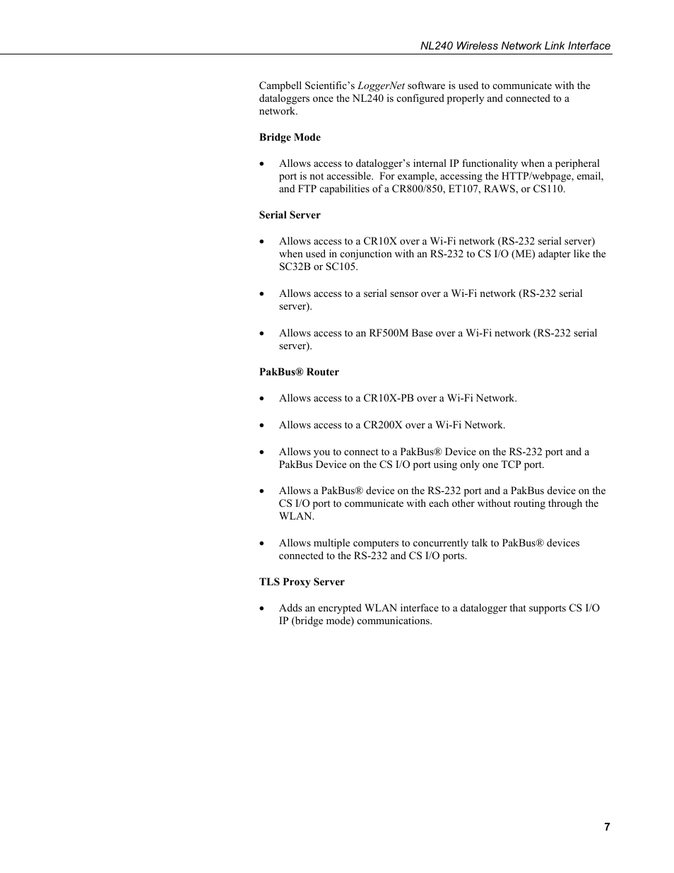 Campbell Scientific NL240 Wireless Network Link Interface User Manual | Page 17 / 74