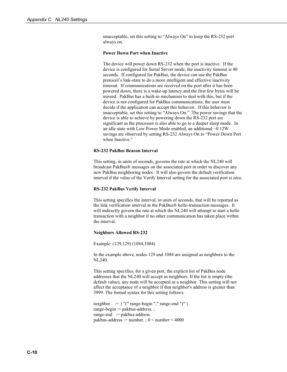 Campbell Scientific NL240 Wireless Network Link Interface User Manual | Page 60 / 74