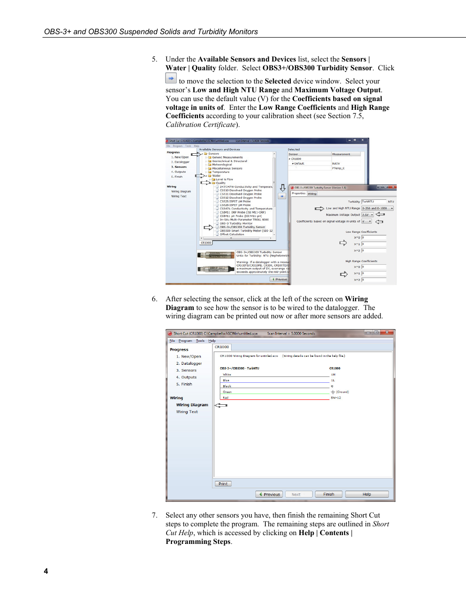 Campbell Scientific OBS-3+ and OBS300 Suspended Solids and Turbidity Monitors User Manual | Page 14 / 54
