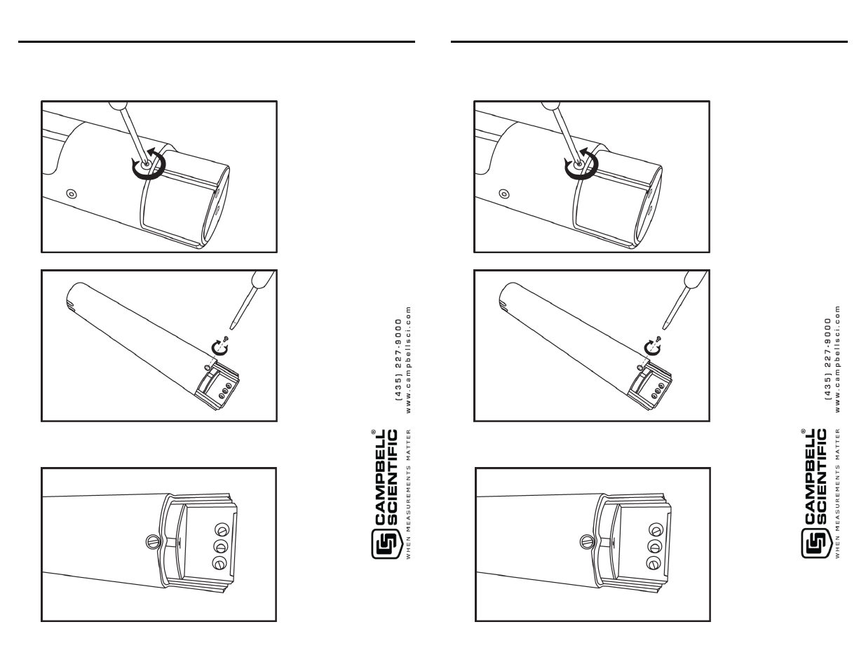 Campbell Scientific OBS500 Copper Sleeve Kit Installation User Manual | 1 page