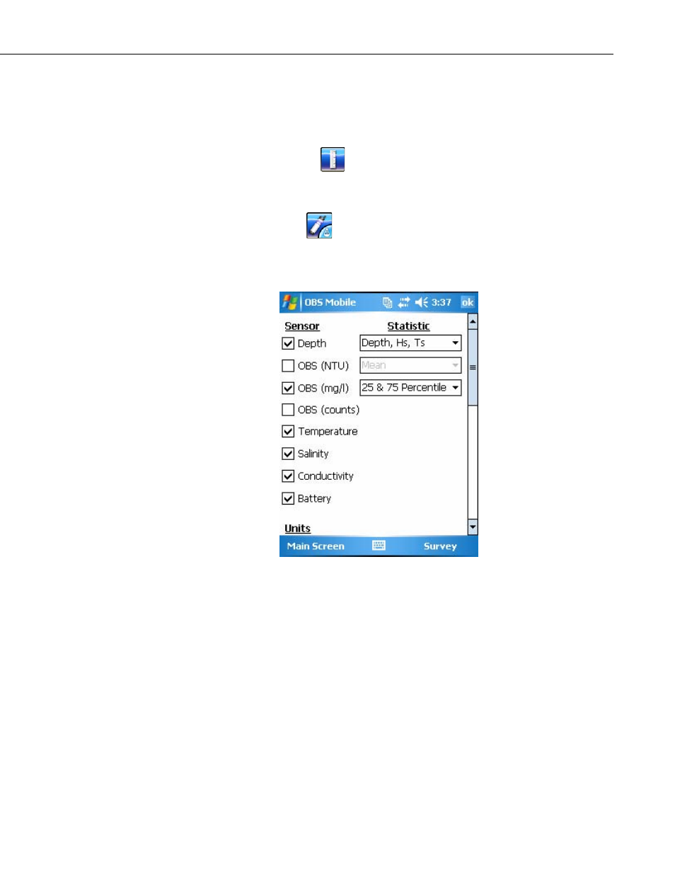 12 cyclic sampling, Cyclic sampling -11 | Campbell Scientific OBS-Mobile Software for Archer-OBS User Manual | Page 17 / 26