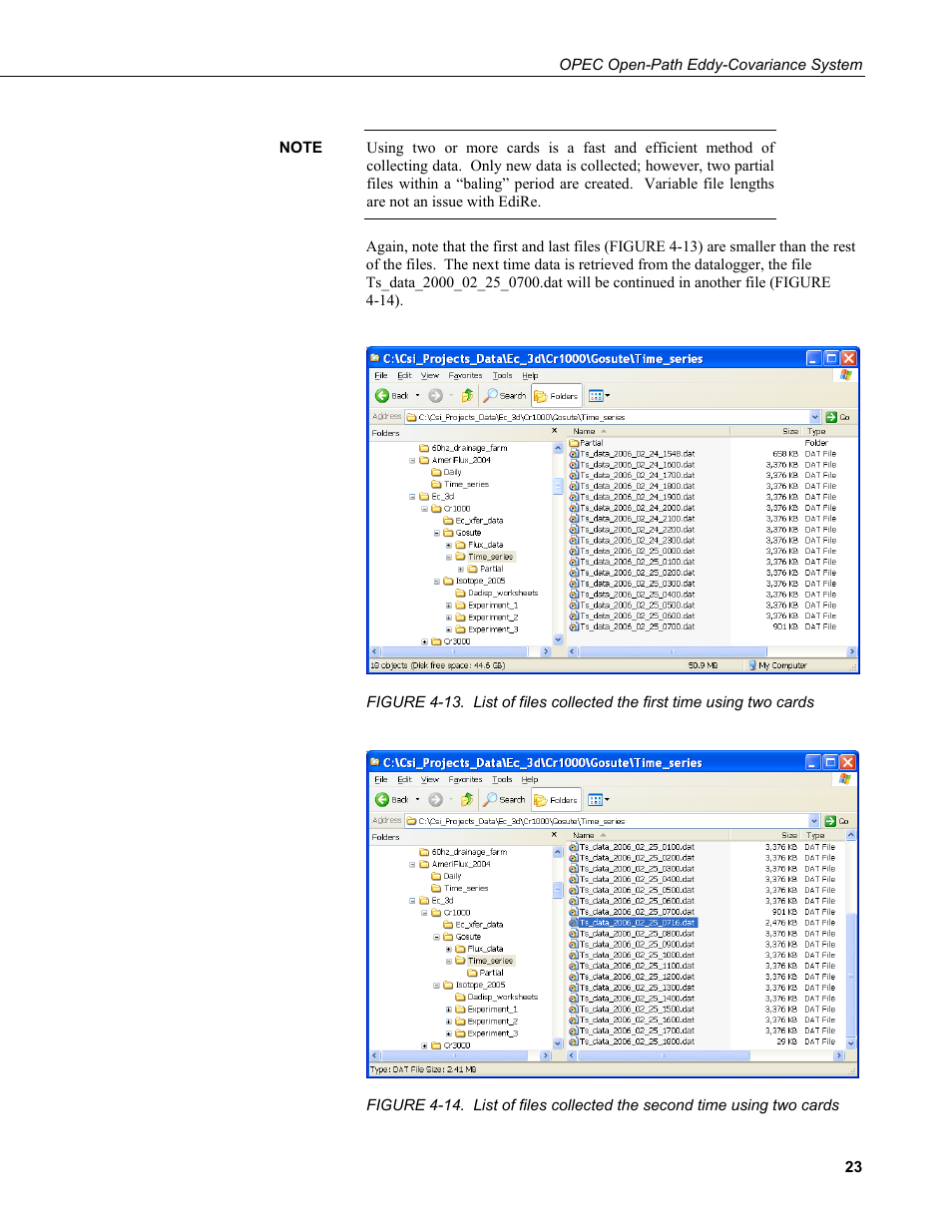 Campbell Scientific Open Path Eddy Covariance (OPEC) User Manual | Page 31 / 56