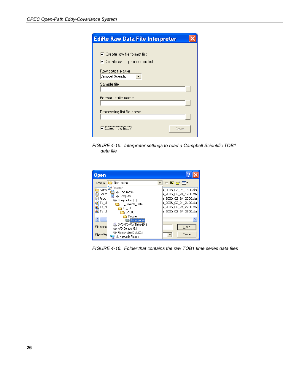 Own in figure 4-15. in t, Figure 4-16 | Campbell Scientific Open Path Eddy Covariance (OPEC) User Manual | Page 34 / 56