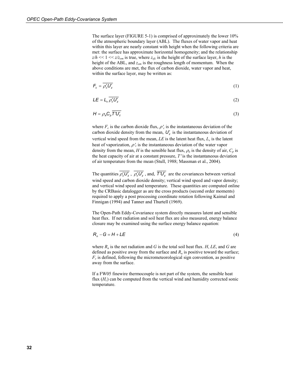 Campbell Scientific Open Path Eddy Covariance (OPEC) User Manual | Page 40 / 56