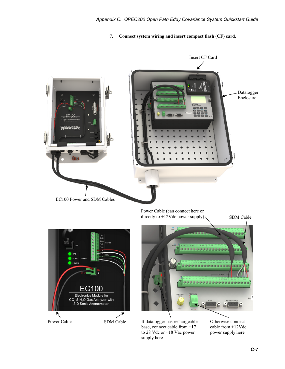 Campbell Scientific Open Path Eddy Covariance (OPEC) User Manual | Page 53 / 56