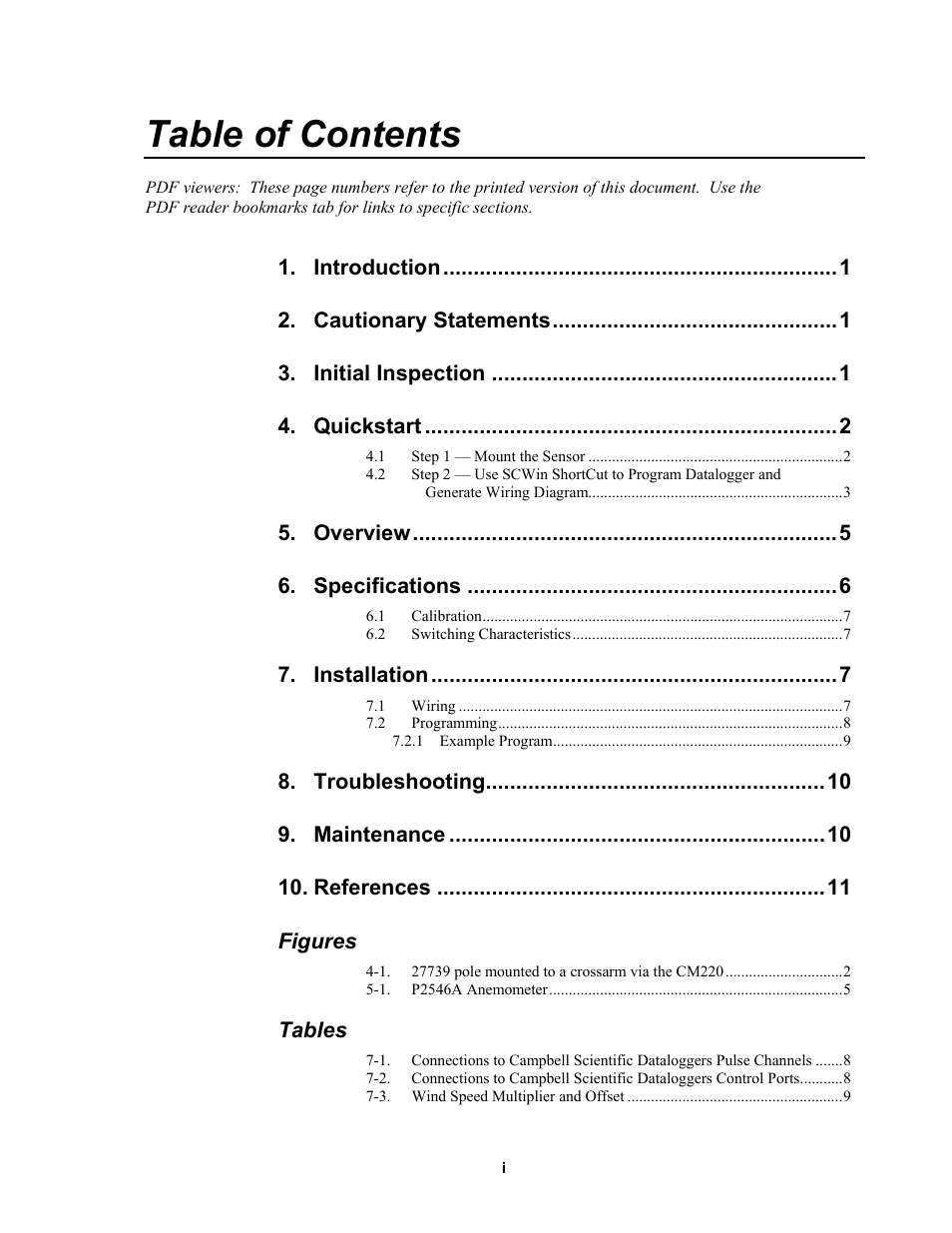 Campbell Scientific P2546A-L Anemometer User Manual | Page 5 / 20