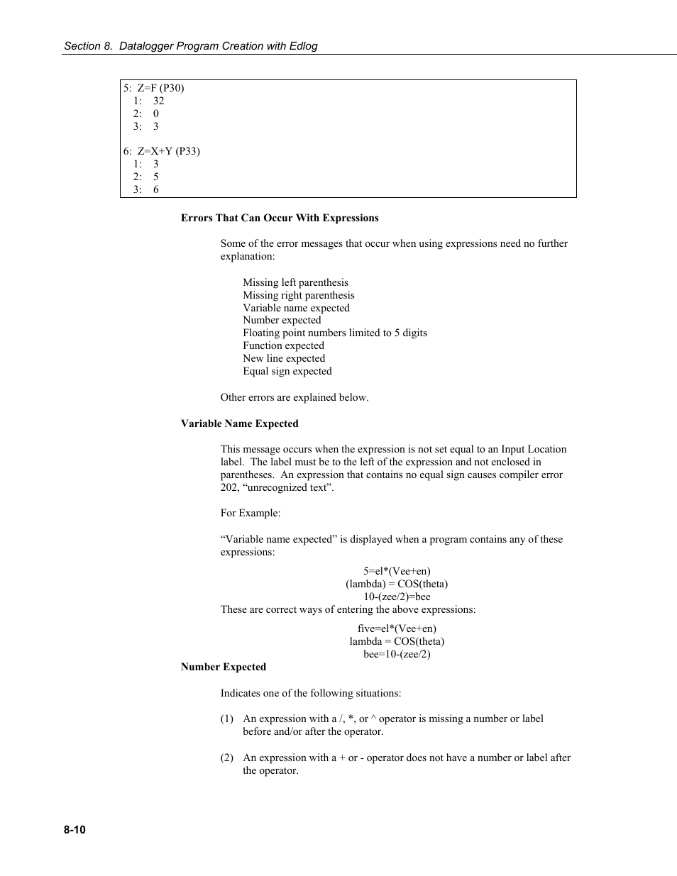 Campbell Scientific PC400 Datalogger Support Software User Manual | Page 146 / 254