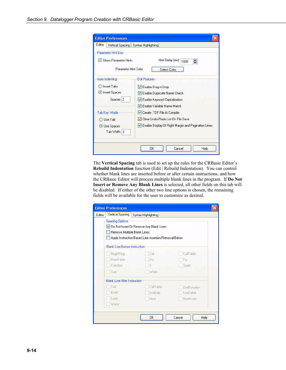 Campbell Scientific PC400 Datalogger Support Software User Manual | Page 176 / 254