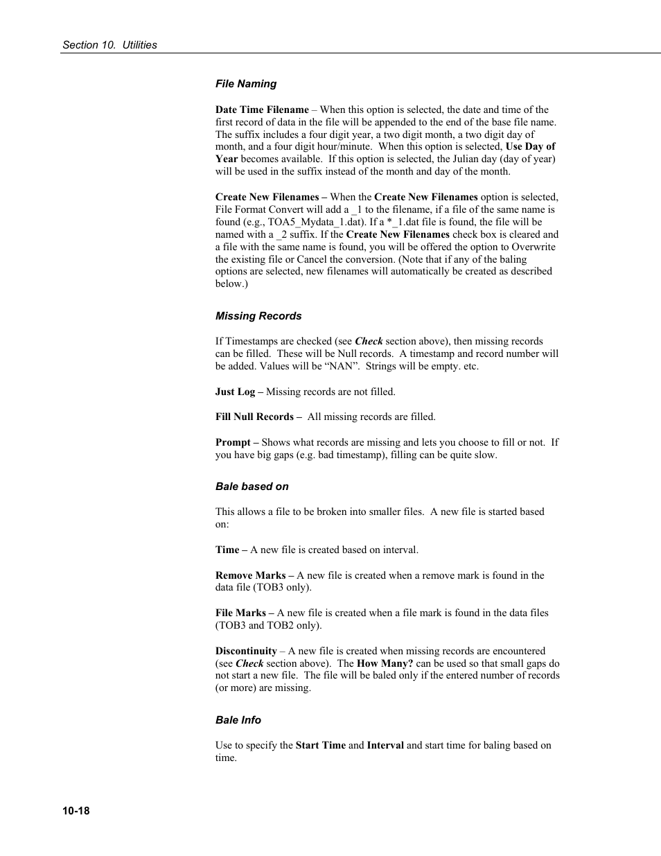 Campbell Scientific PC400 Datalogger Support Software User Manual | Page 212 / 254