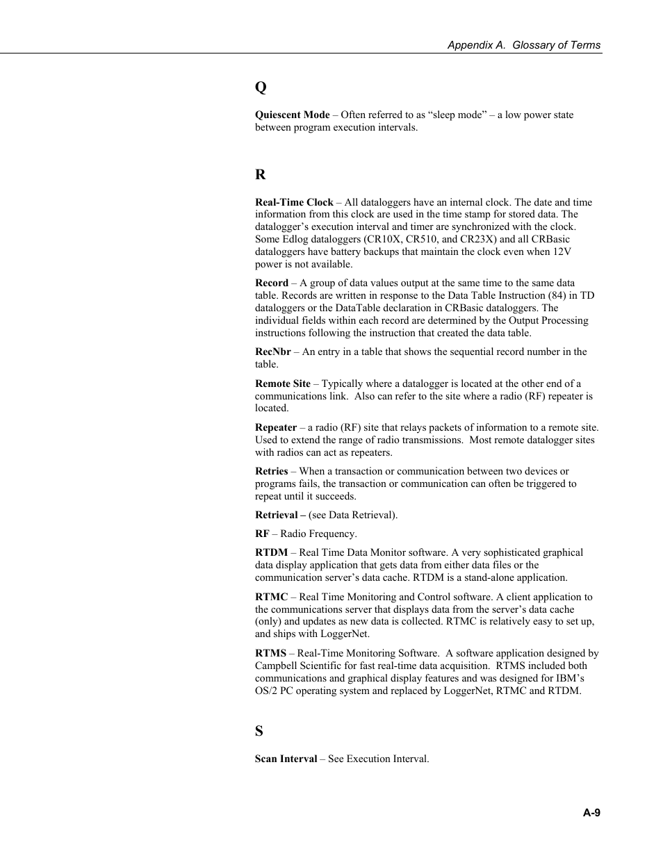Campbell Scientific PC400 Datalogger Support Software User Manual | Page 221 / 254