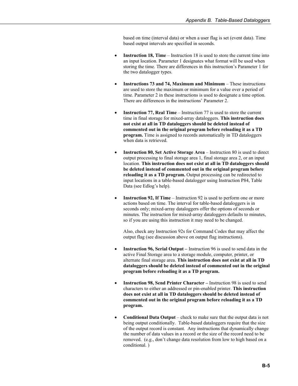 Campbell Scientific PC400 Datalogger Support Software User Manual | Page 229 / 254
