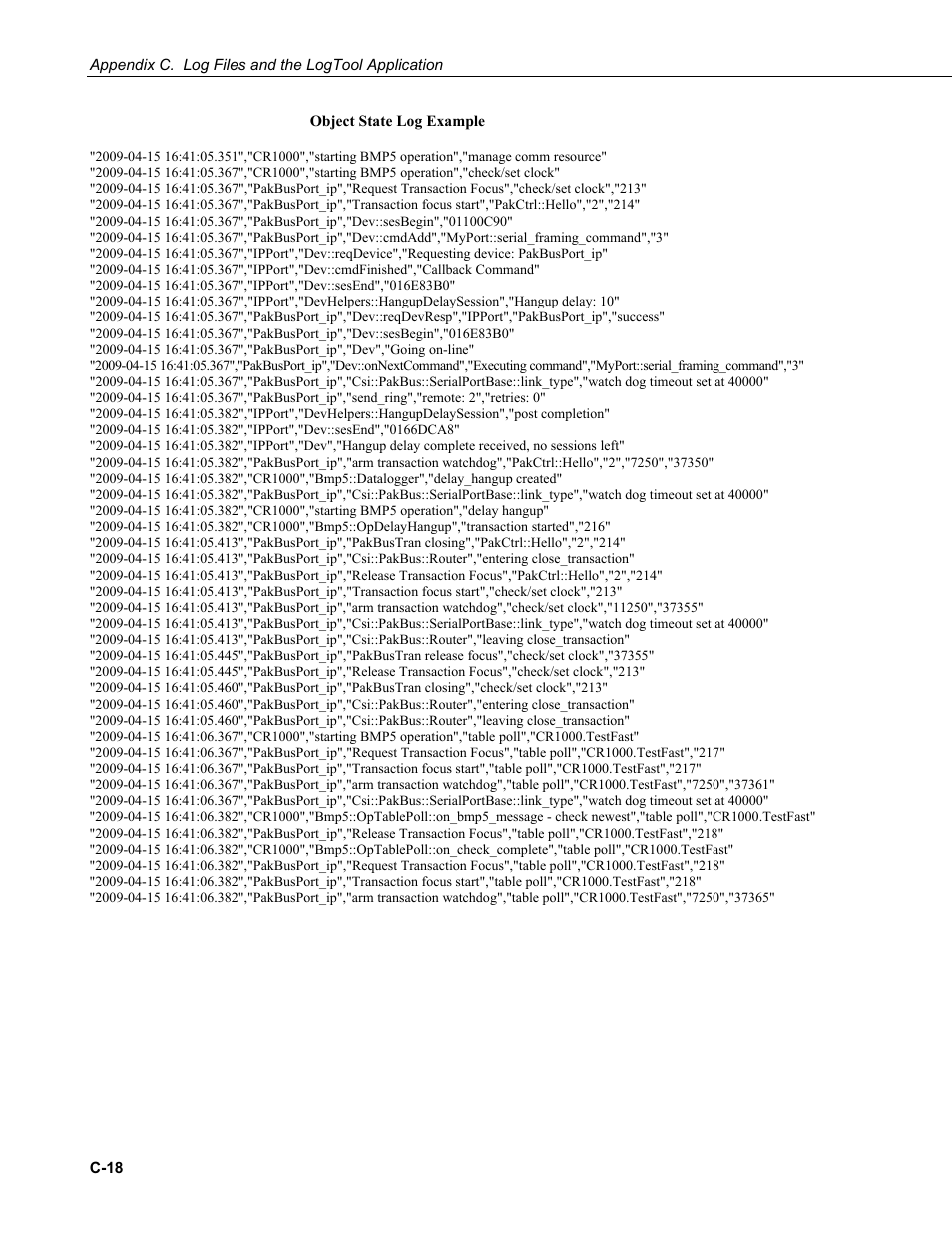Campbell Scientific PC400 Datalogger Support Software User Manual | Page 252 / 254