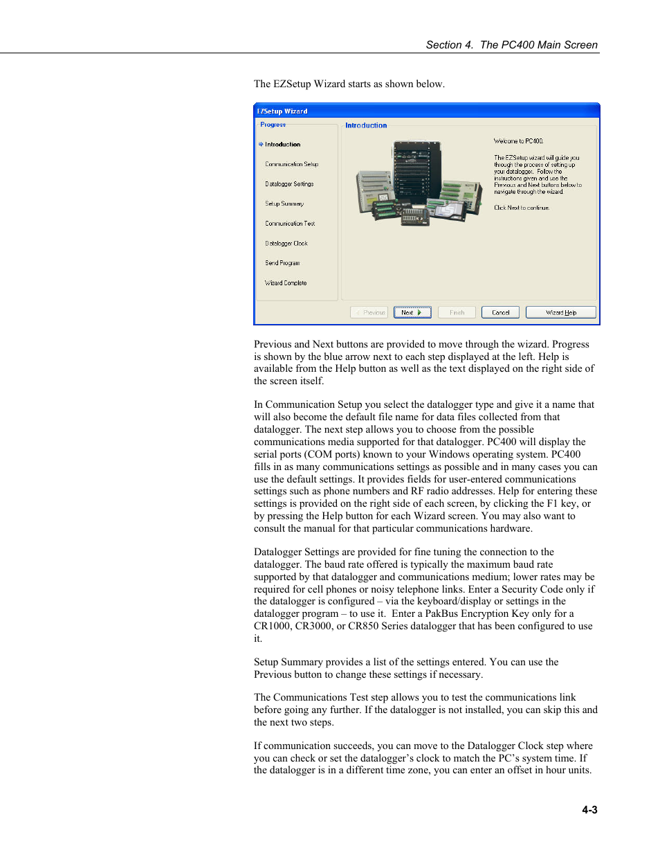 Campbell Scientific PC400 Datalogger Support Software User Manual | Page 27 / 254