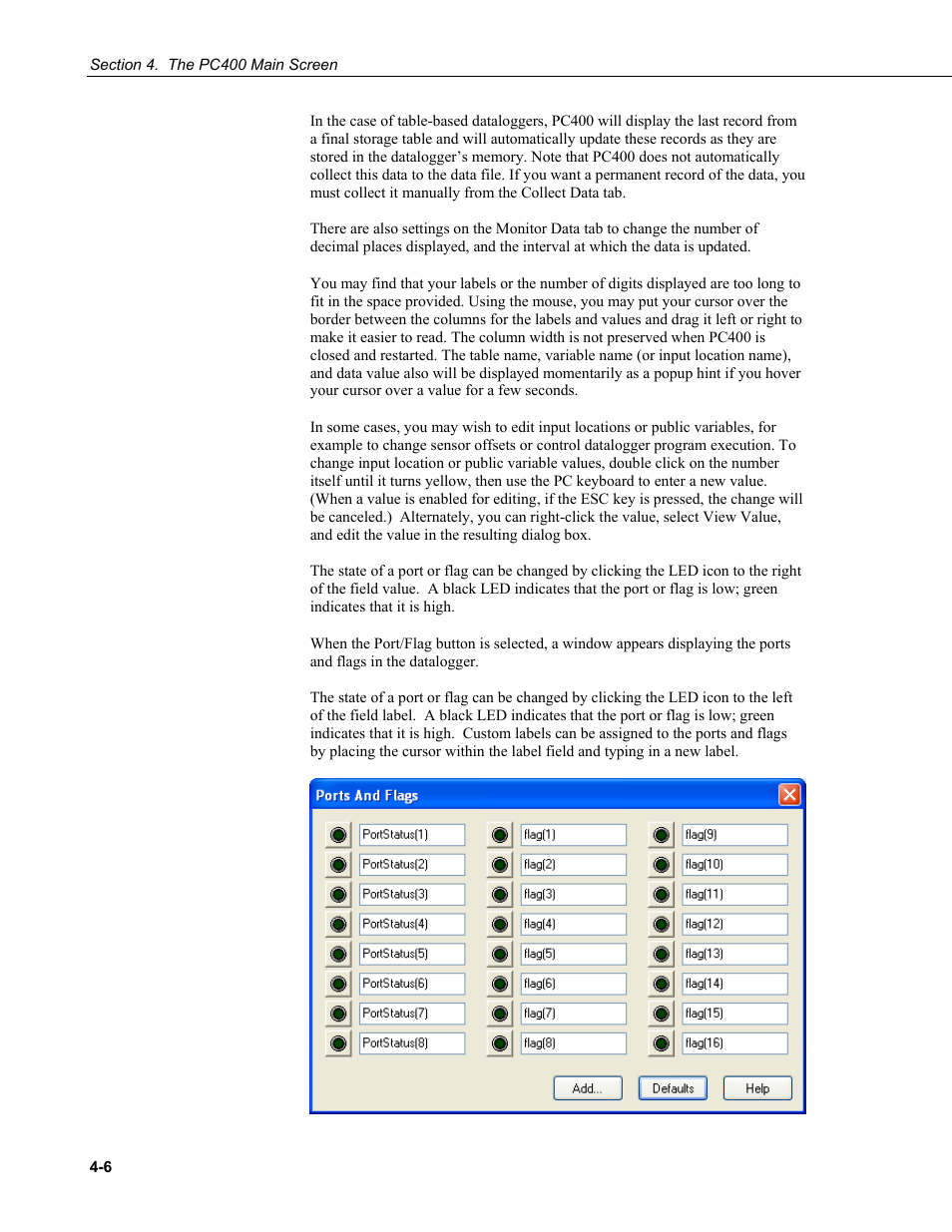 Campbell Scientific PC400 Datalogger Support Software User Manual | Page 30 / 254