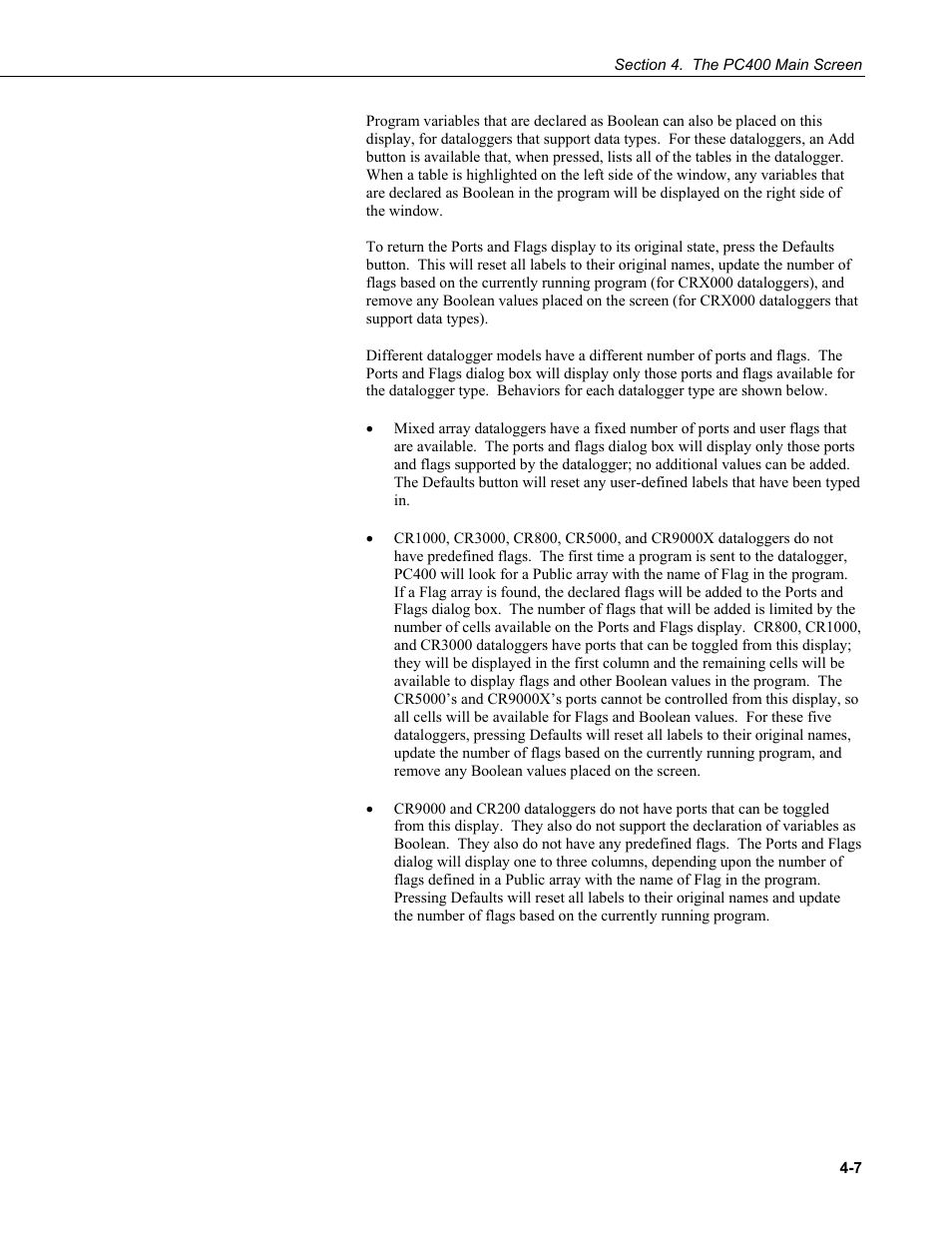 Campbell Scientific PC400 Datalogger Support Software User Manual | Page 31 / 254